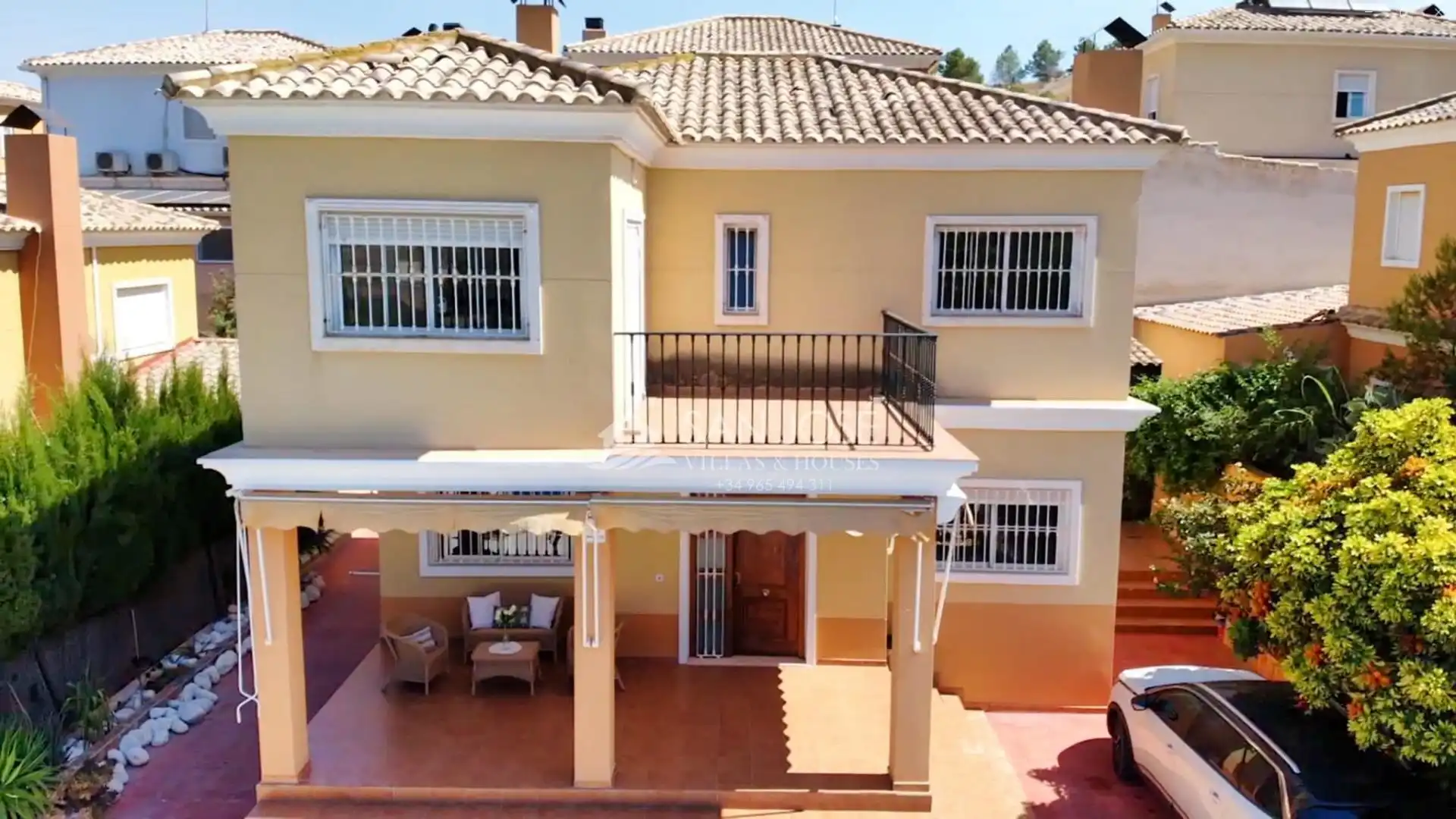 Exterior view of Houses for sale in Aspe  with Air Conditioner, Heating and Private garden
