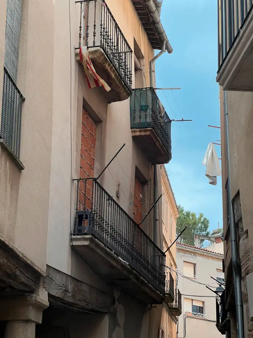 Vista exterior de Casa o xalet en venda en Calaf amb Balcó i Alarma