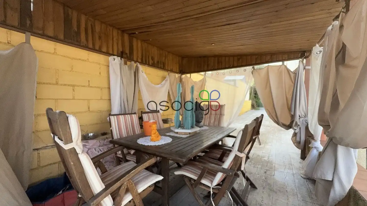 Terraza de Casa adosada en venta en Cabanillas del Campo con Calefacción, Jardín privado y Terraza