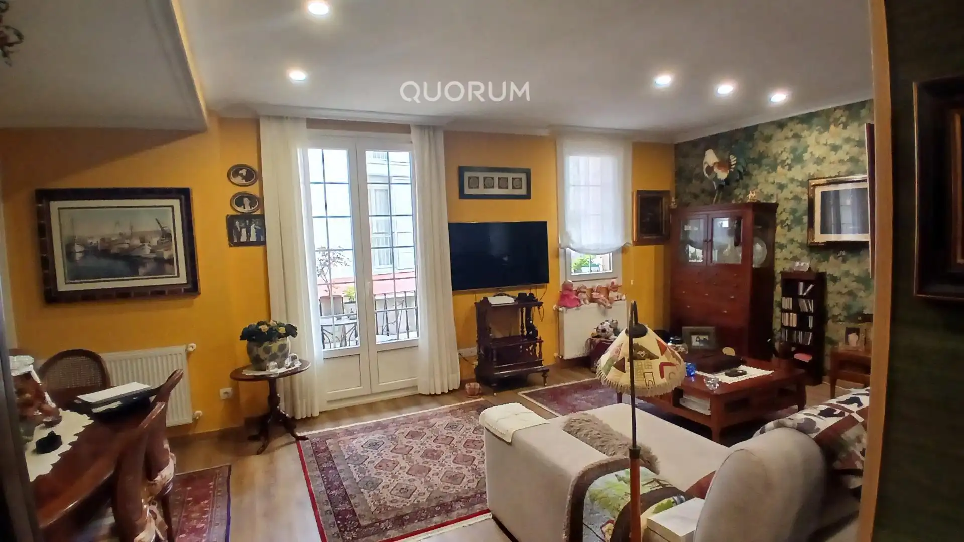 Living room of Flat for sale in Bilbao   with Heating, Terrace and Storage room