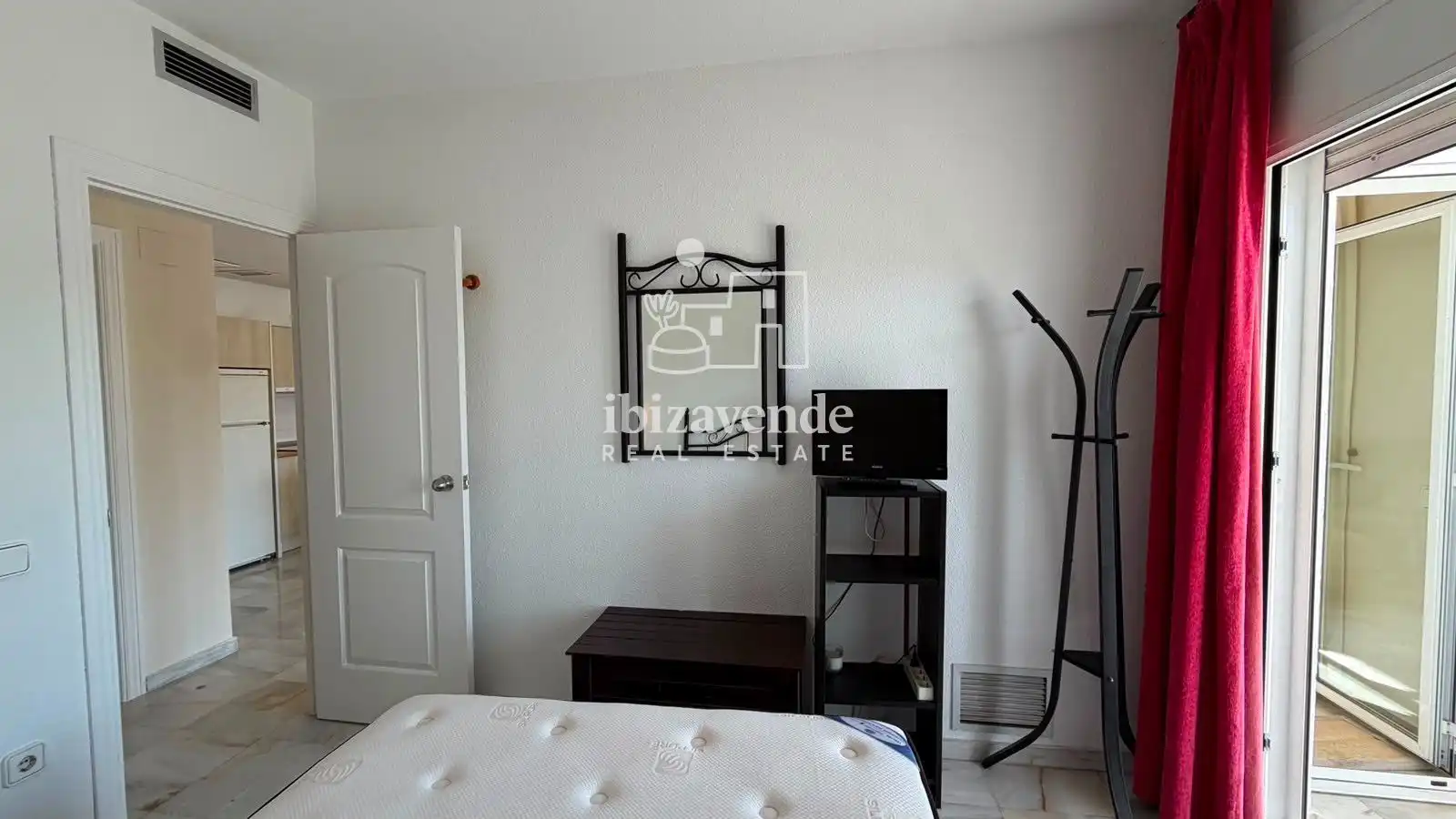Bedroom of Flat for sale in Eivissa  with Air Conditioner, Swimming Pool and Furnished