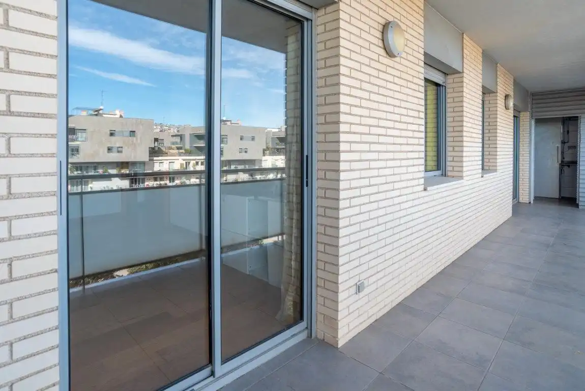 Terrasse von Wohnung zum Verkauf in Badalona mit Heizung, Parkett und Terrasse