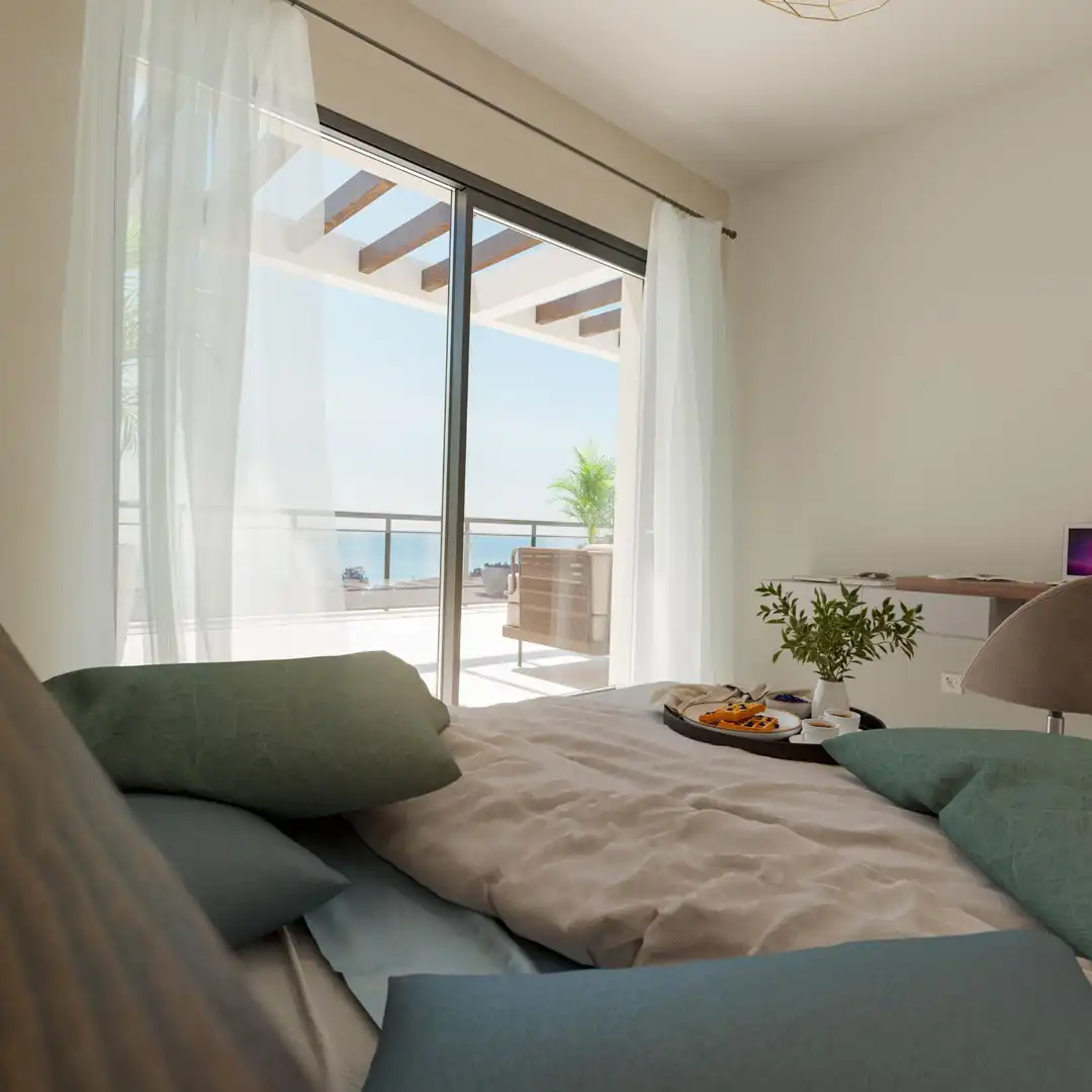 Habitación de Planta baja en venta en Mijas con Aire acondicionado, Jardín privado y Terraza