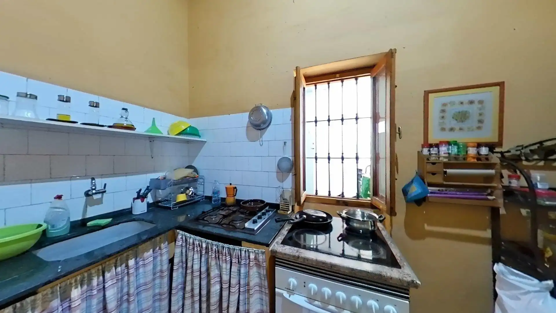 Cuina de Finca rústica en venda en Villanueva de Castellón amb Calefacció, Jardí privat i Terrassa