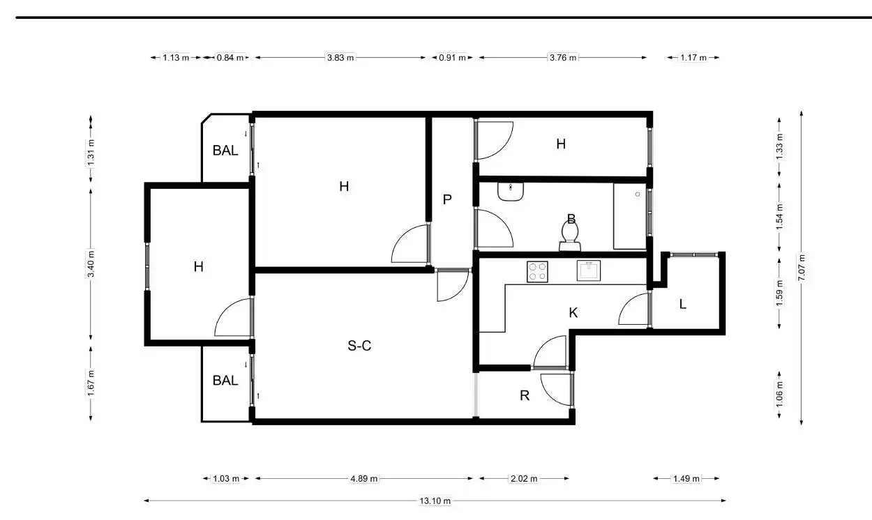 Piso en venta en Sant Boi de Llobregat con Balcón