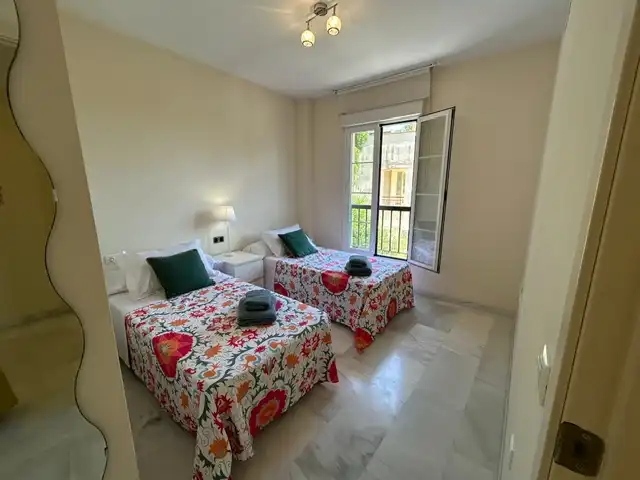Bedroom of Flat for rent in Marbella  with Air Conditioner, Heating and Terrace