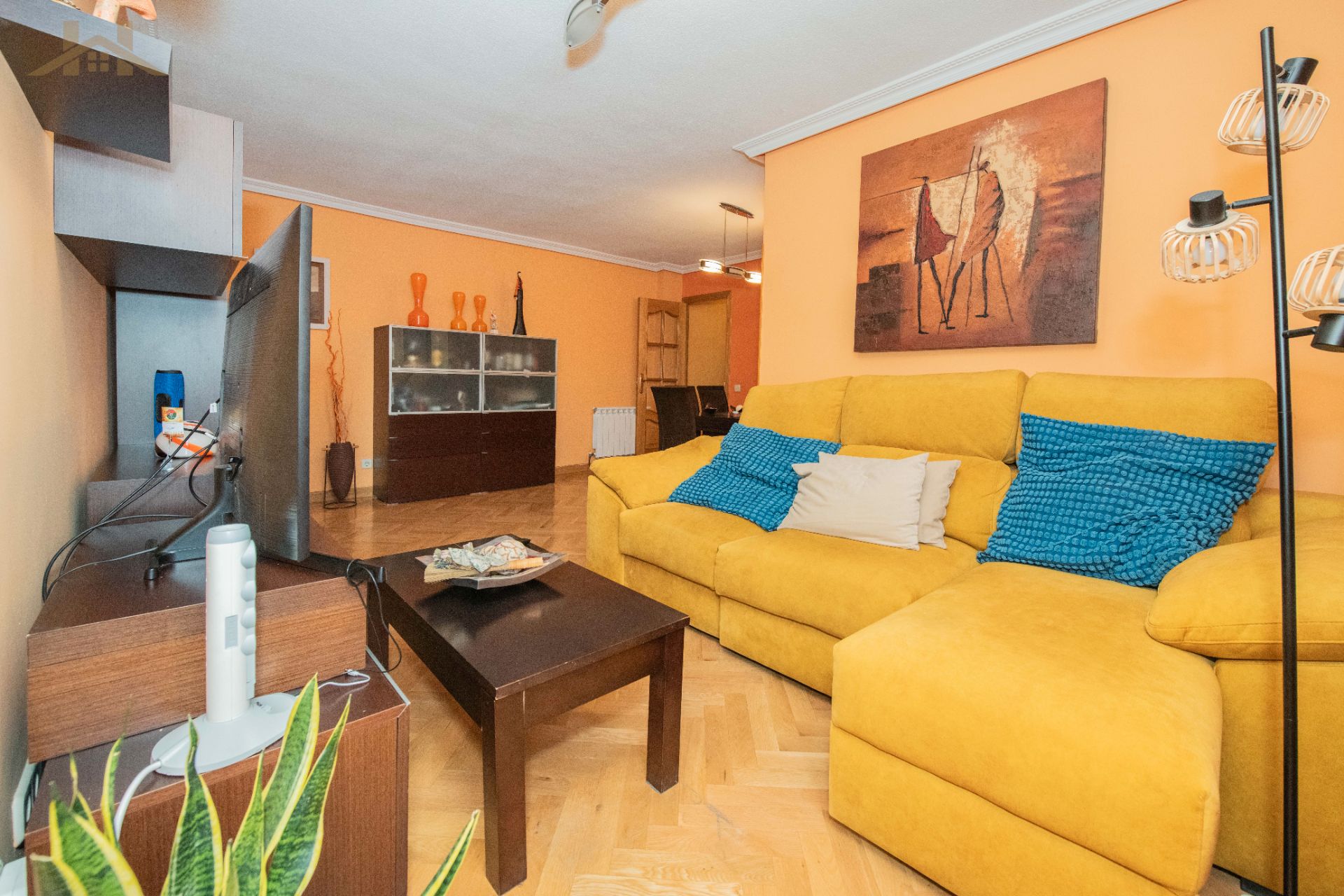 Living room of Flat for sale in Móstoles  with Air Conditioner, Heating and Terrace
