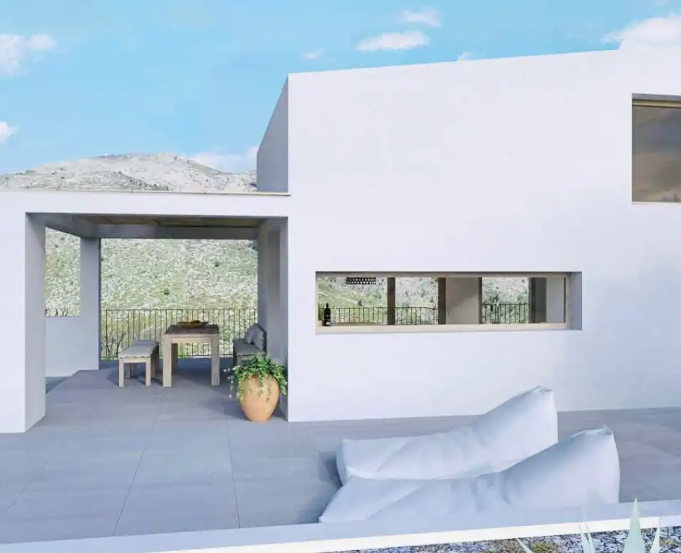Terrace of Houses for sale in La Vall de Laguar  with Air Conditioner, Heating and Private garden