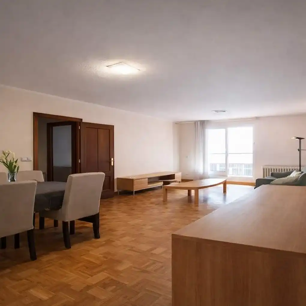Sala d'estar de Pis en venda en Barañáin / Barañain amb Calefacció i Terrassa