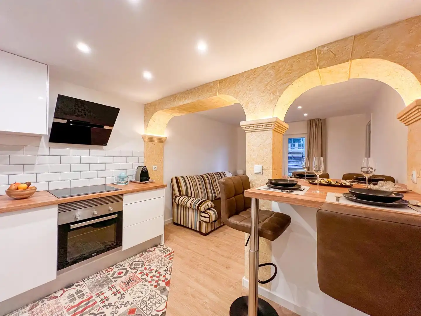 Cocina de Piso en venta en Bilbao  con Calefacción, Amueblado y Horno