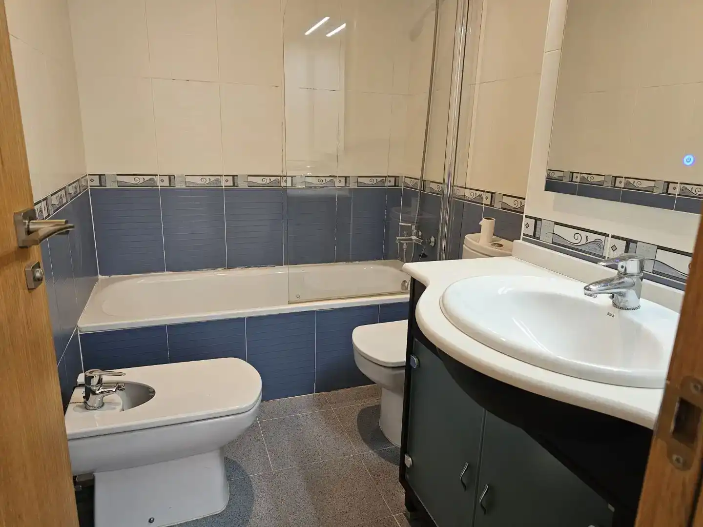 Bathroom of Flat for rent in Benissa  with Air Conditioner, Furnished and Balcony