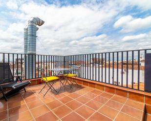 Terrace of Attic to rent in  Madrid Capital  with Air Conditioner, Terrace and Furnished