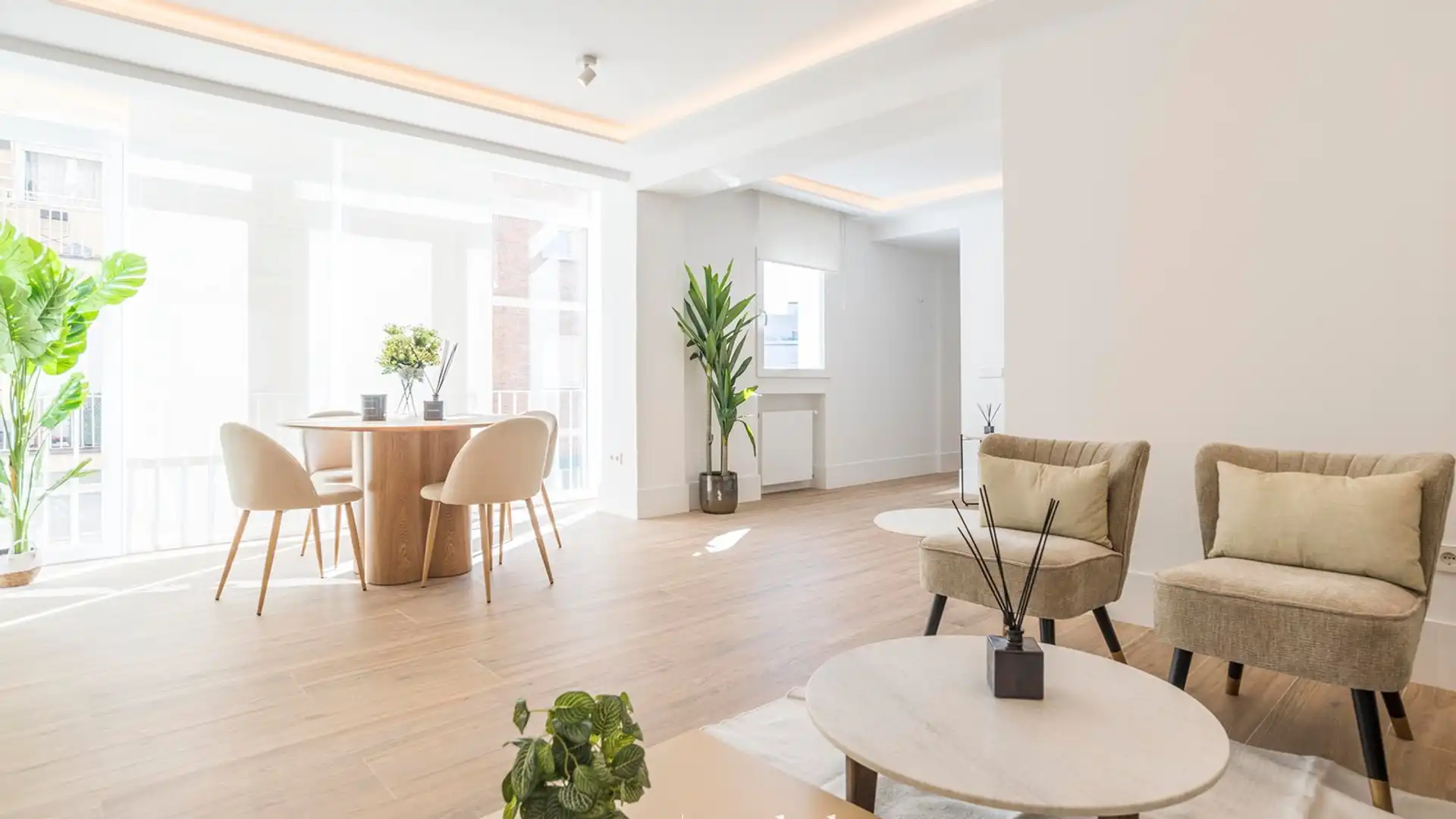 Sala de estar de Apartamento en venta en  Madrid Capital con Aire acondicionado y Calefacción