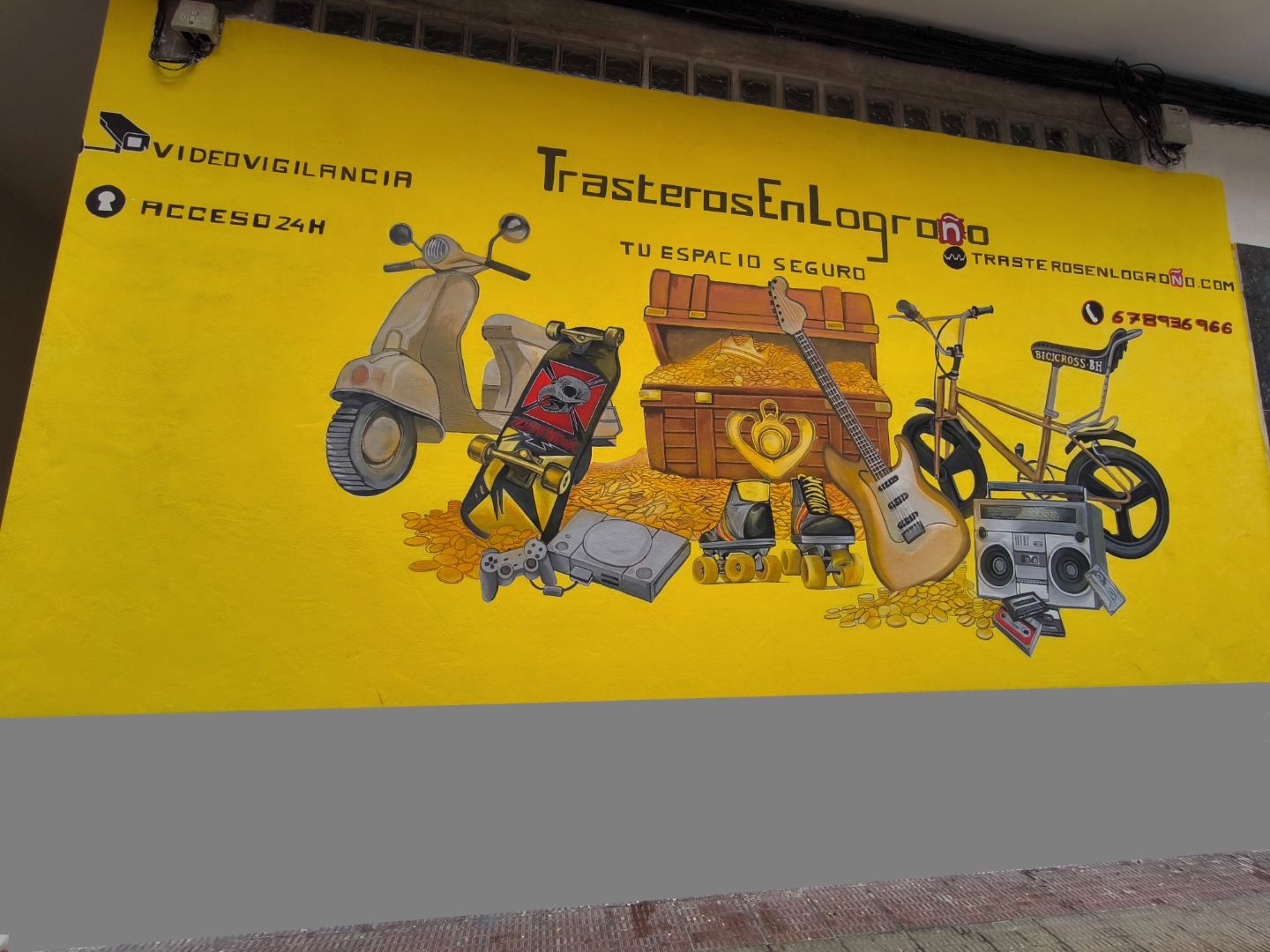 Garatge de lloguer en  Logroño amb Alarma