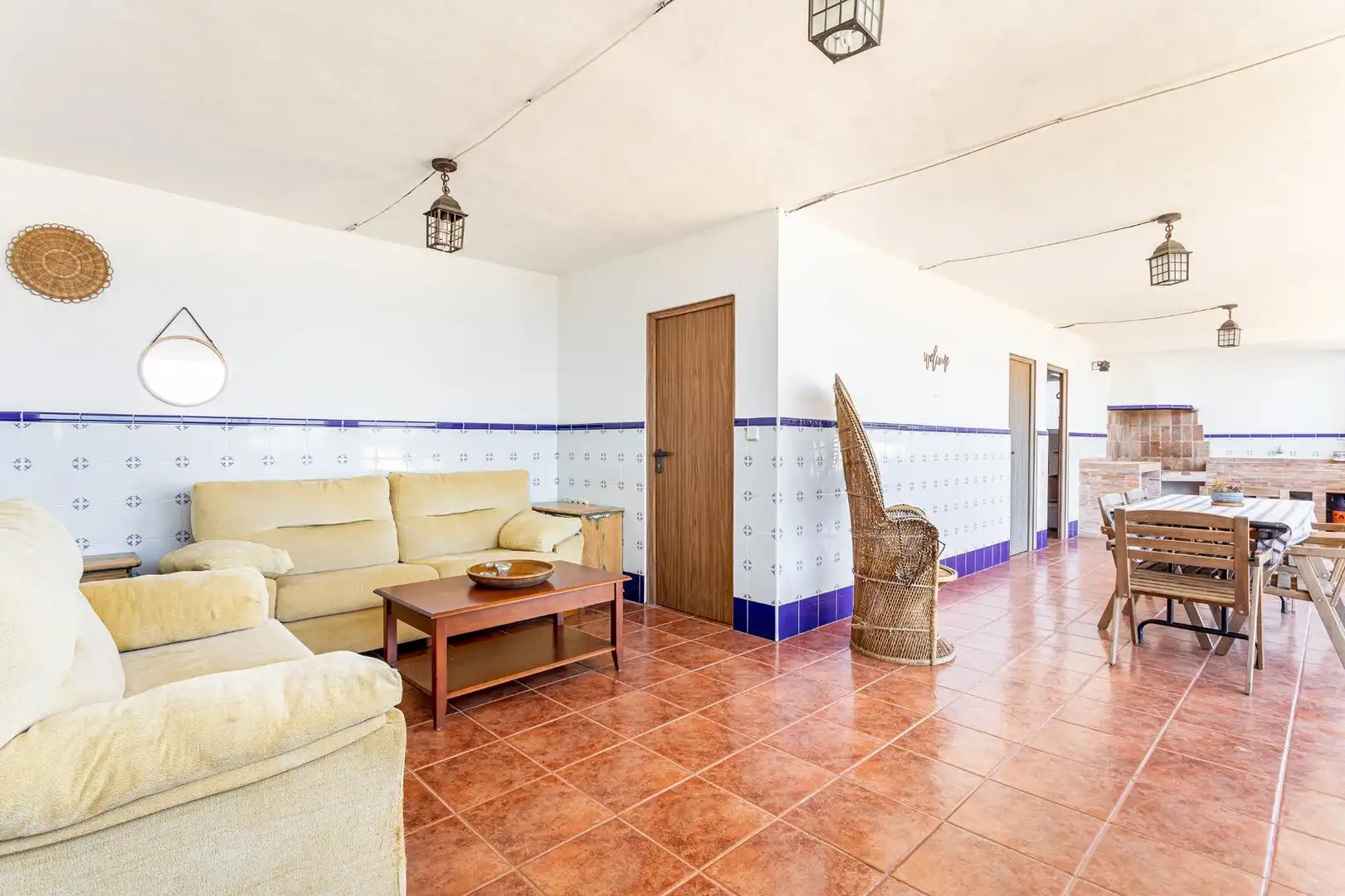 Sala d'estar de Casa o xalet en venda en Turís amb Aire condicionat, Jardí privat i Terrassa