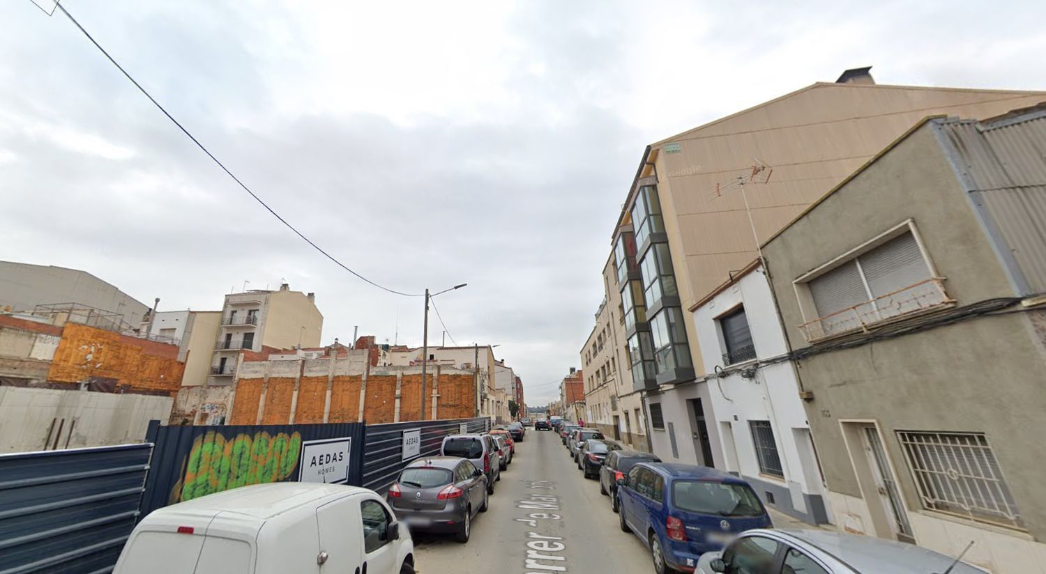 Exterior view of Single-family semi-detached for sale in Terrassa