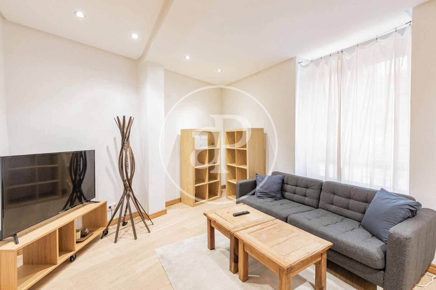 Living room of Flat for sale in  Madrid Capital  with Air Conditioner, Heating and Storage room