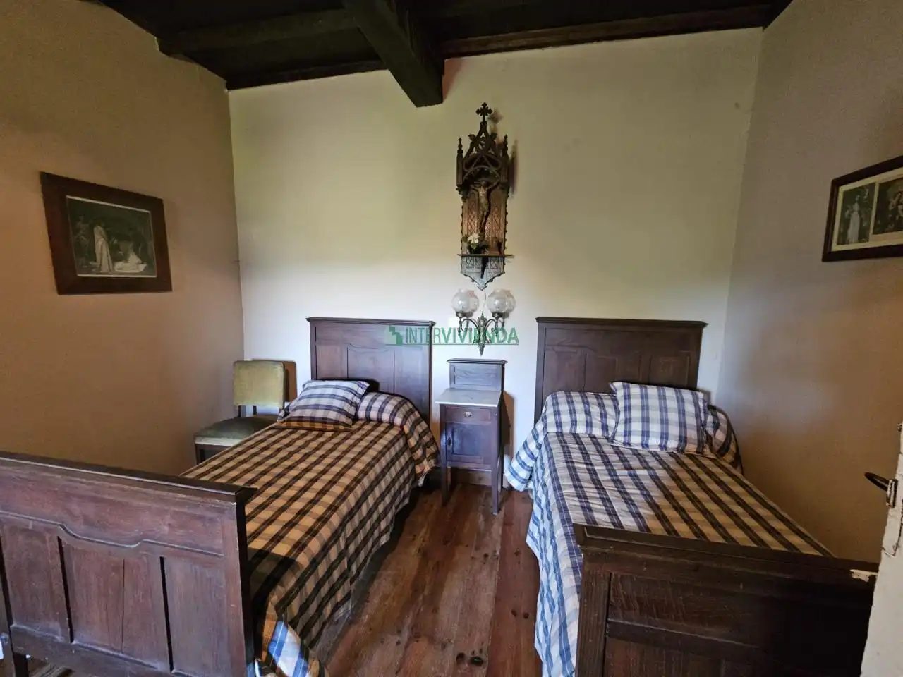 Habitación de Finca rústica en venta en A Cañiza   con Calefacción, Jardín privado y Terraza