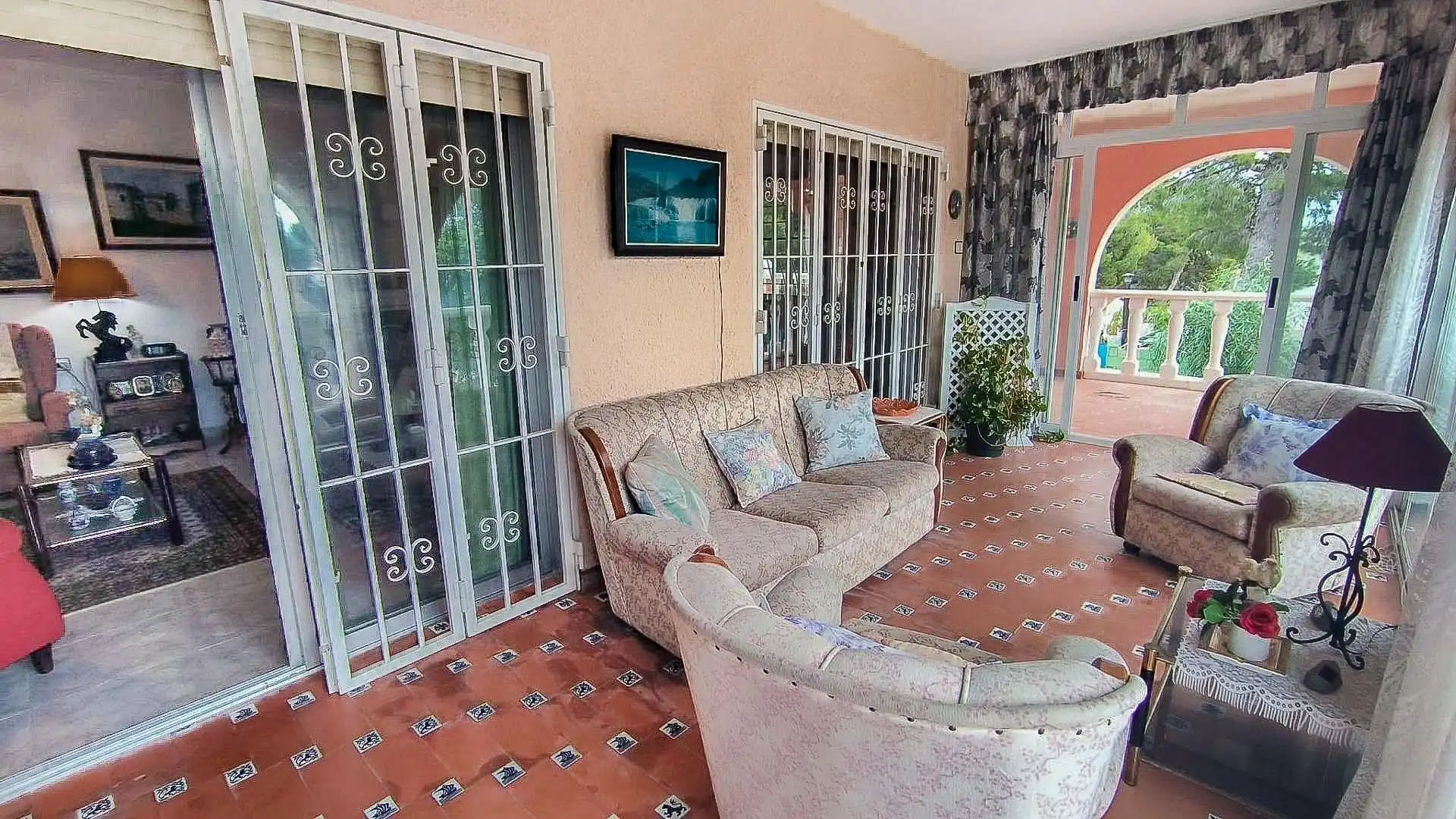Terraza de Casa o chalet en venta en La Nucia con Aire acondicionado, Jardín privado y Terraza