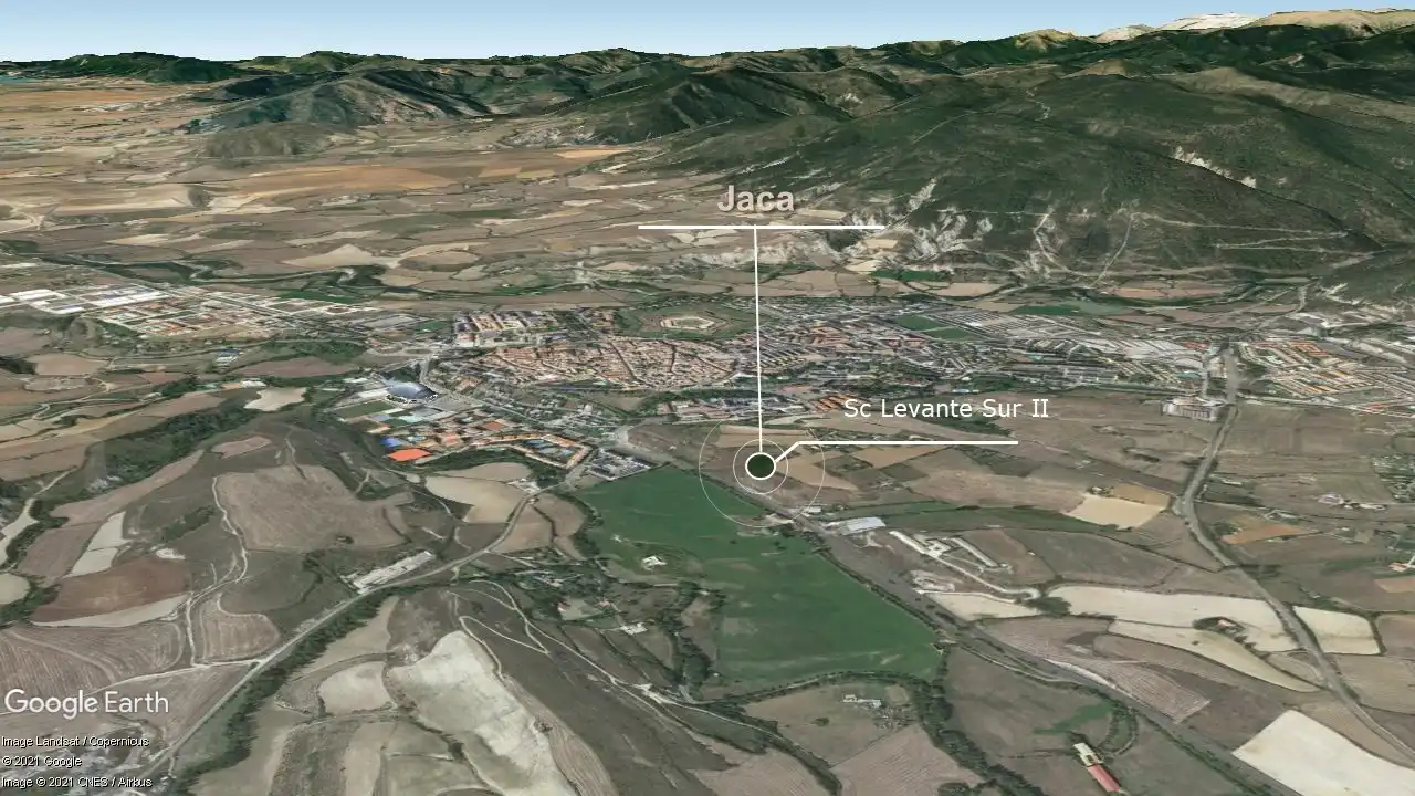 Exterior view of Land for sale in Jaca