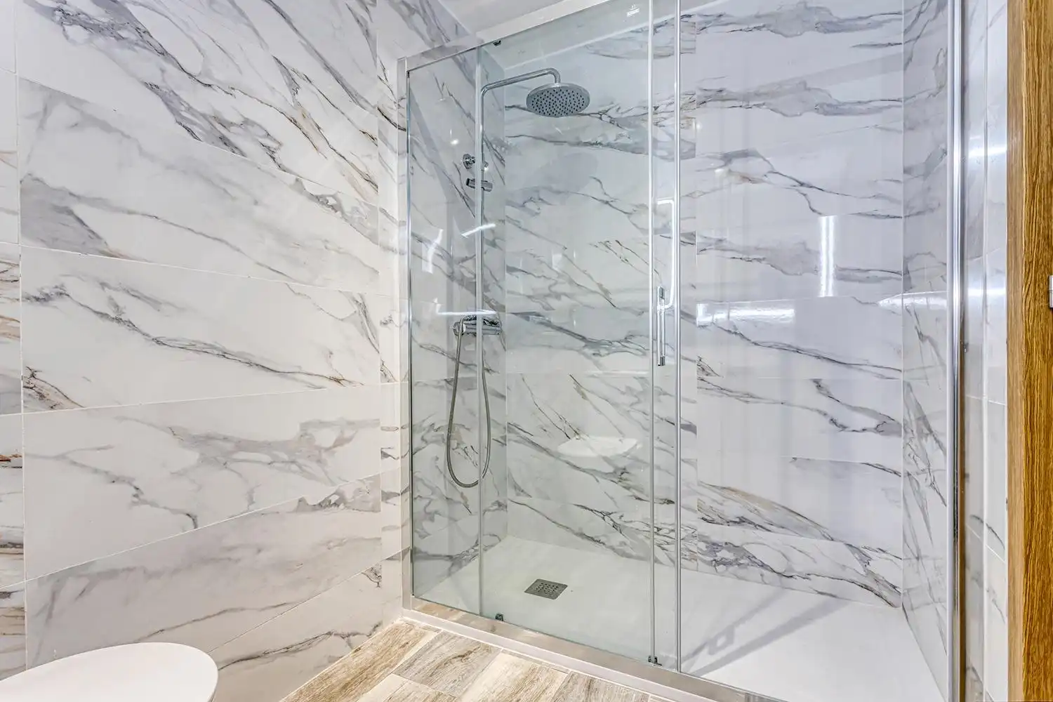 Badezimmer von Wohnung zum Verkauf in Igualada mit Klimaanlage, Privatgarten und Terrasse