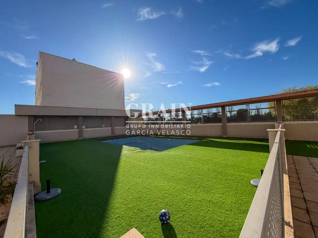 Garden of Flat for sale in  Albacete Capital  with Heating, Storage room and Swimming Pool