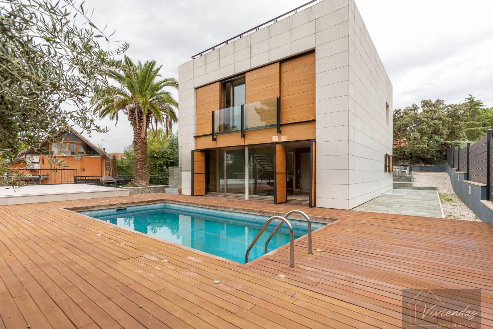 Exterior view of House or chalet to rent in Villaviciosa de Odón  with Air Conditioner, Heating and Swimming Pool