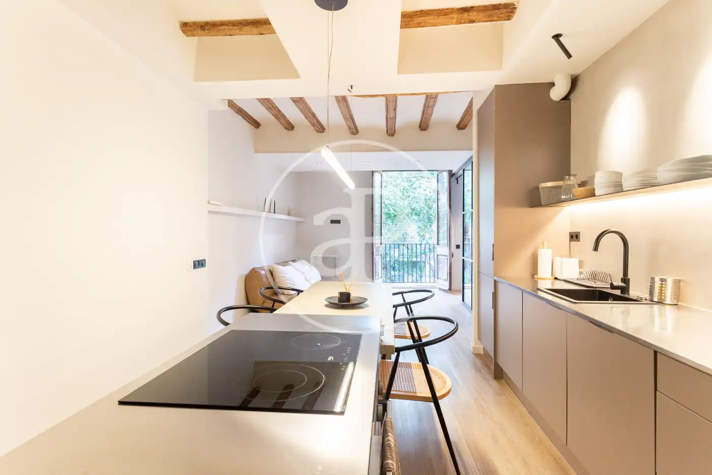 Cocina de Piso en venta en Barcelona con Aire acondicionado, Calefacción y Amueblado