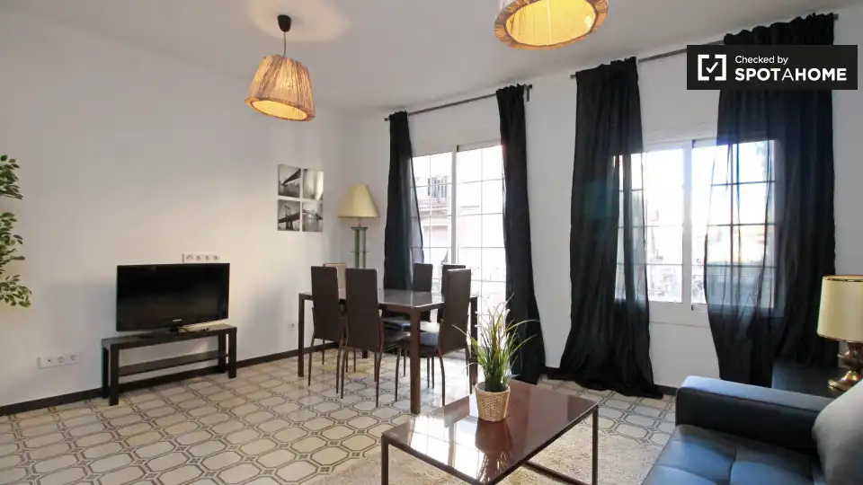 Flat with terrace to rent in Sants - Montjuïc, imagen 2