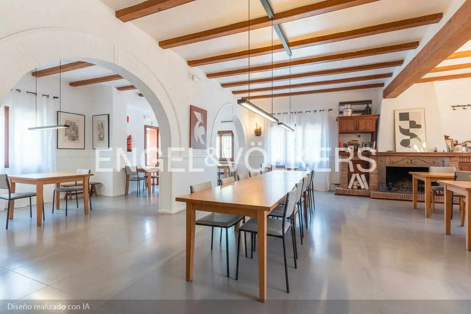 Comedor de Casa o chalet en venta en La Font d'en Carròs con Aire acondicionado, Calefacción y Jardín privado