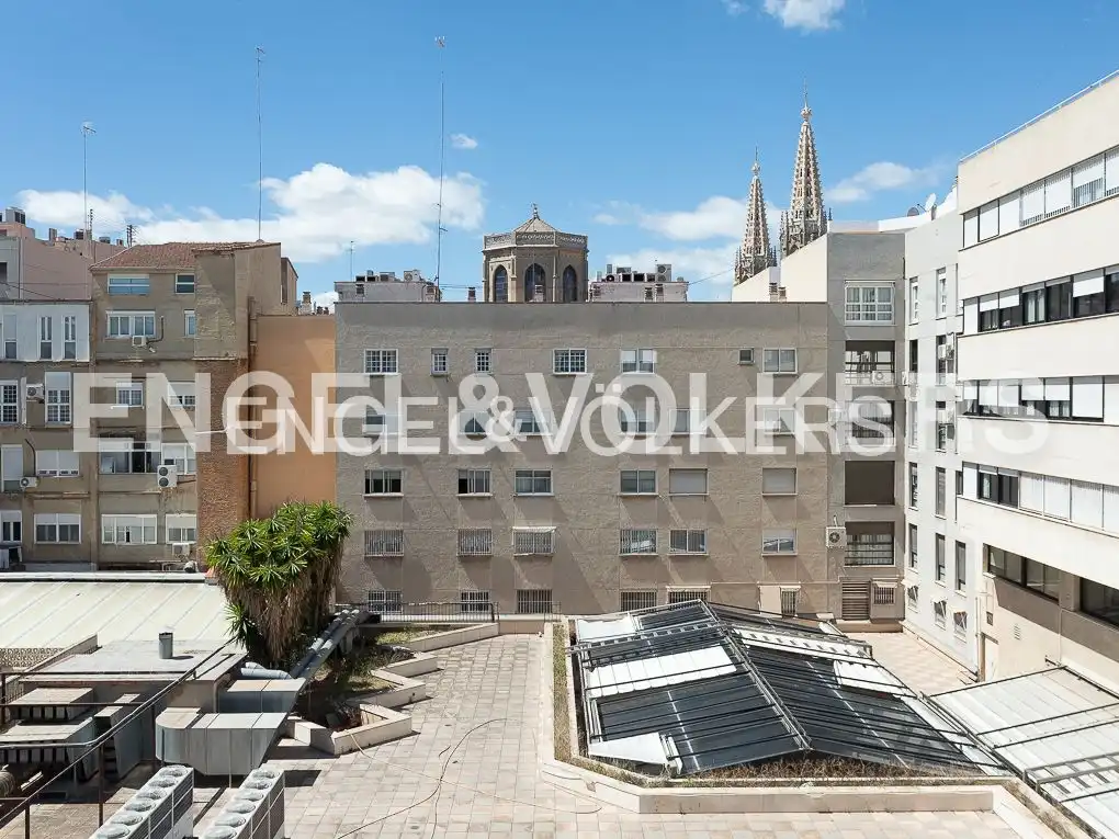 Terrace of Flat for rent in Valencia  with Air Conditioner, Heating and Parquet flooring