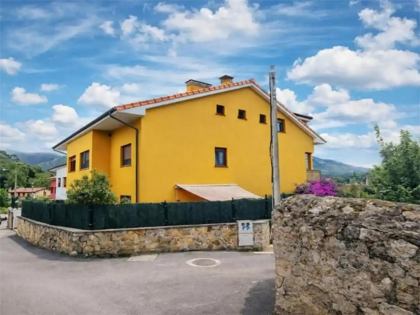 Exterior view of Flat for sale in Llanes  with Private garden, Parquet flooring and Furnished