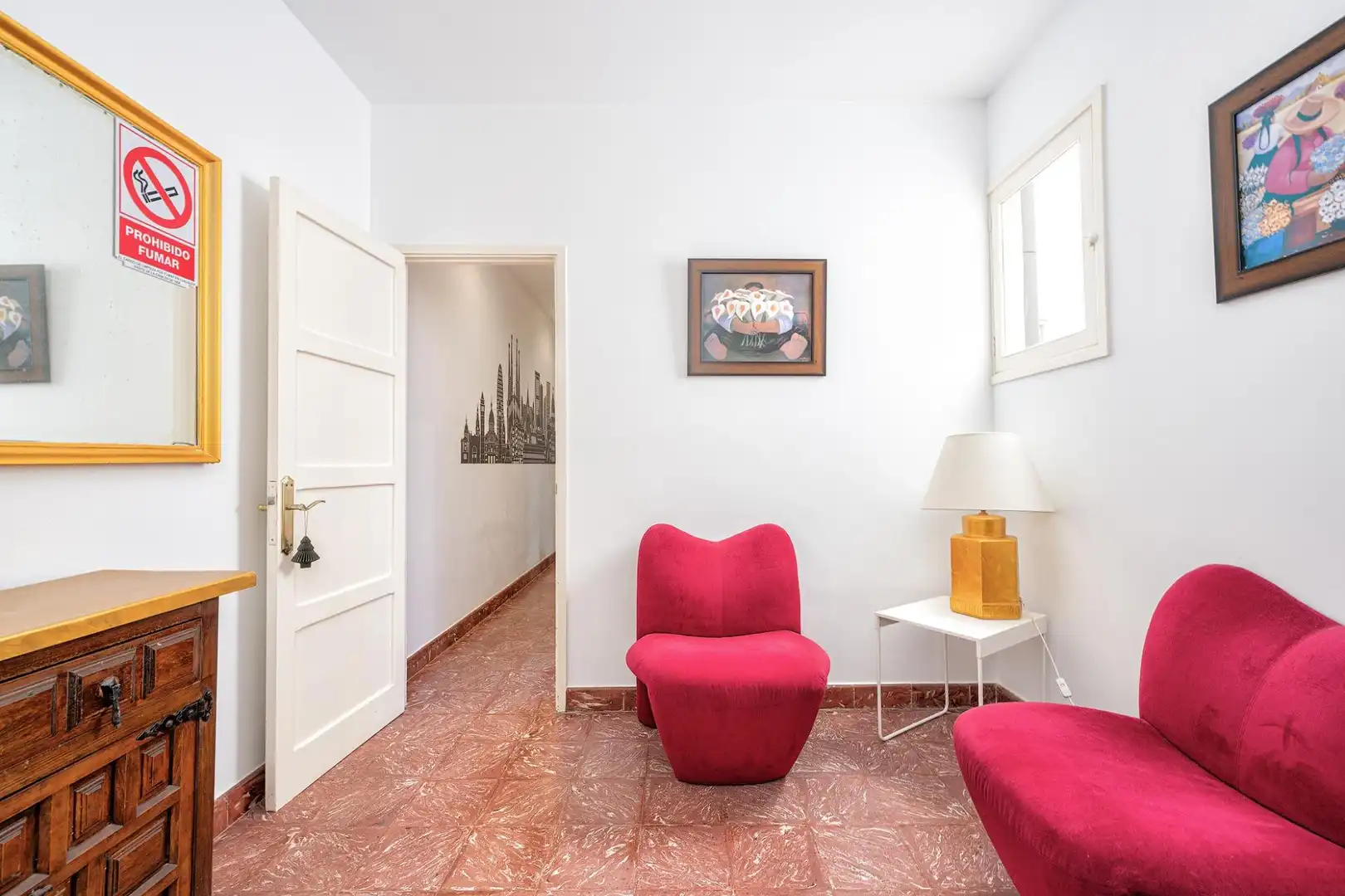 Sala d'estar de Pis en venda en Las Palmas de Gran Canaria amb Terrassa i Moblat