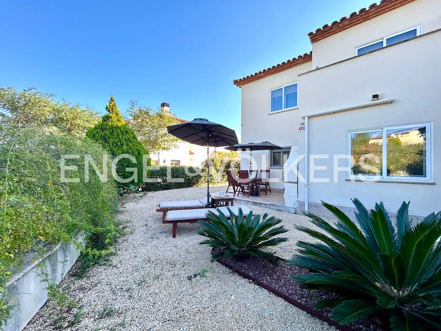 Exterior view of Detached homes for sale in Mont-roig del Camp  with Air Conditioner, Heating and Private garden