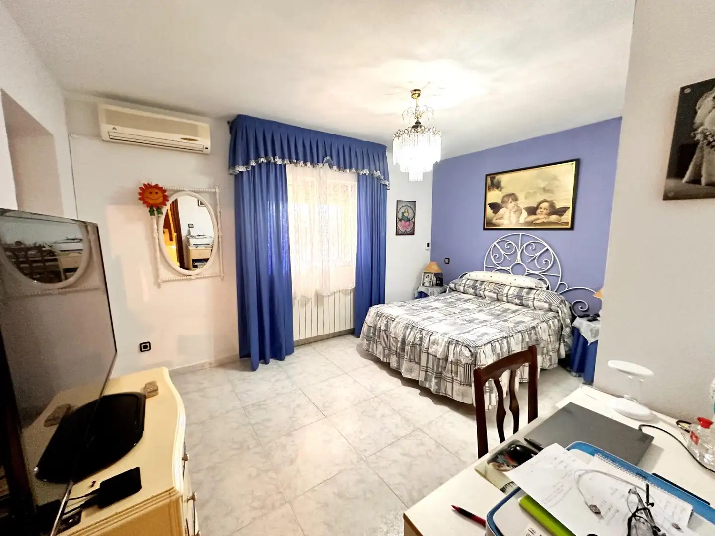 Bedroom of Houses for sale in Escalona  with Air Conditioner, Heating and Private garden