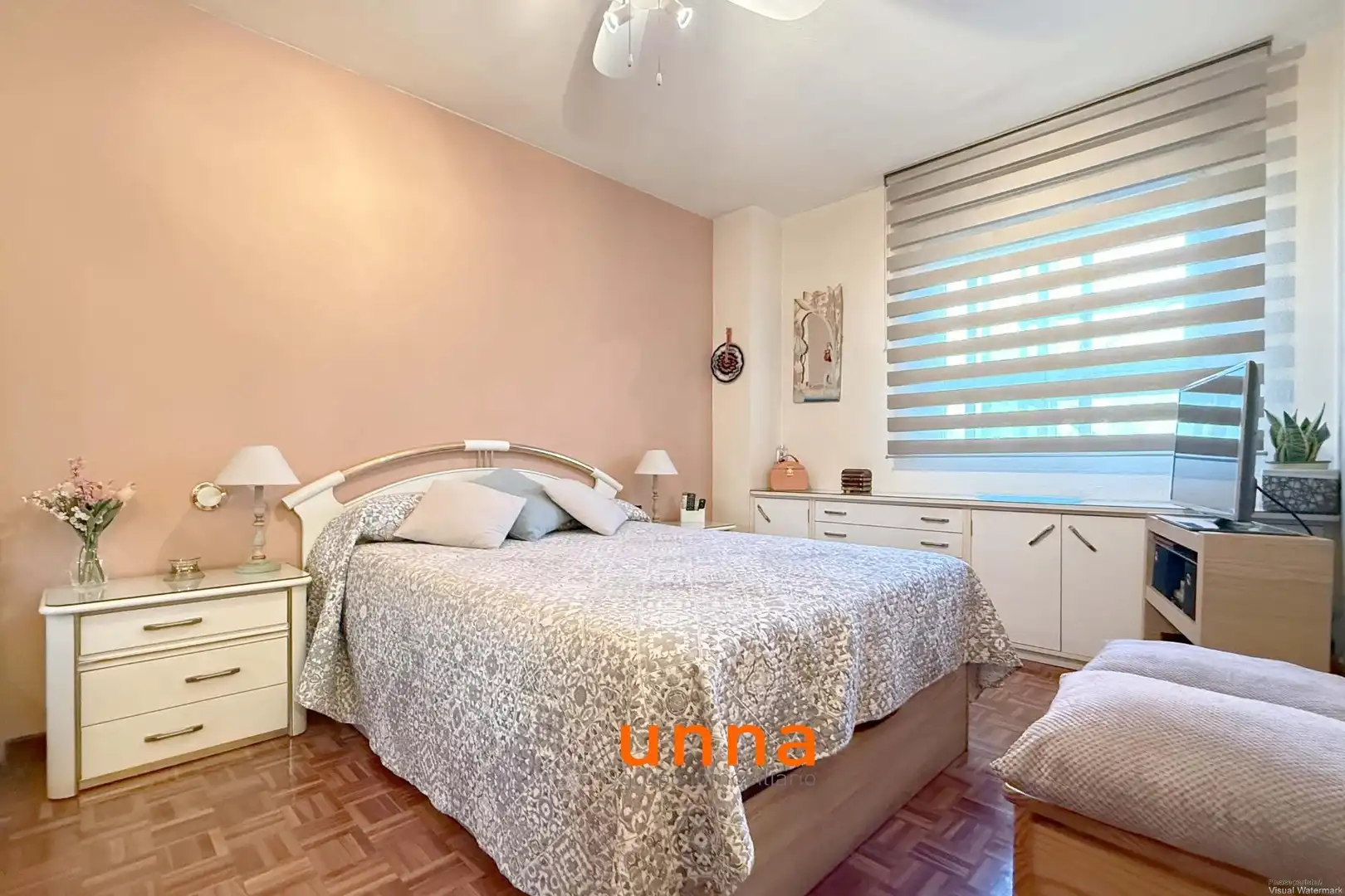 Bedroom of Flat for sale in Móstoles  with Air Conditioner, Parquet flooring and Terrace