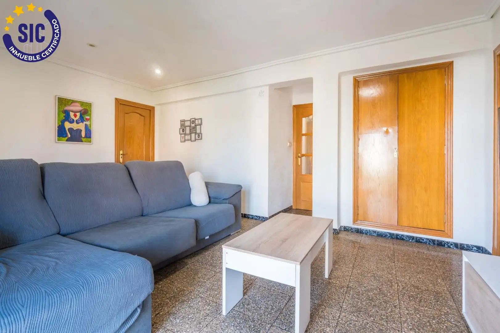 Sala de estar de Piso en venta en Valencia con Aire acondicionado y Balcón