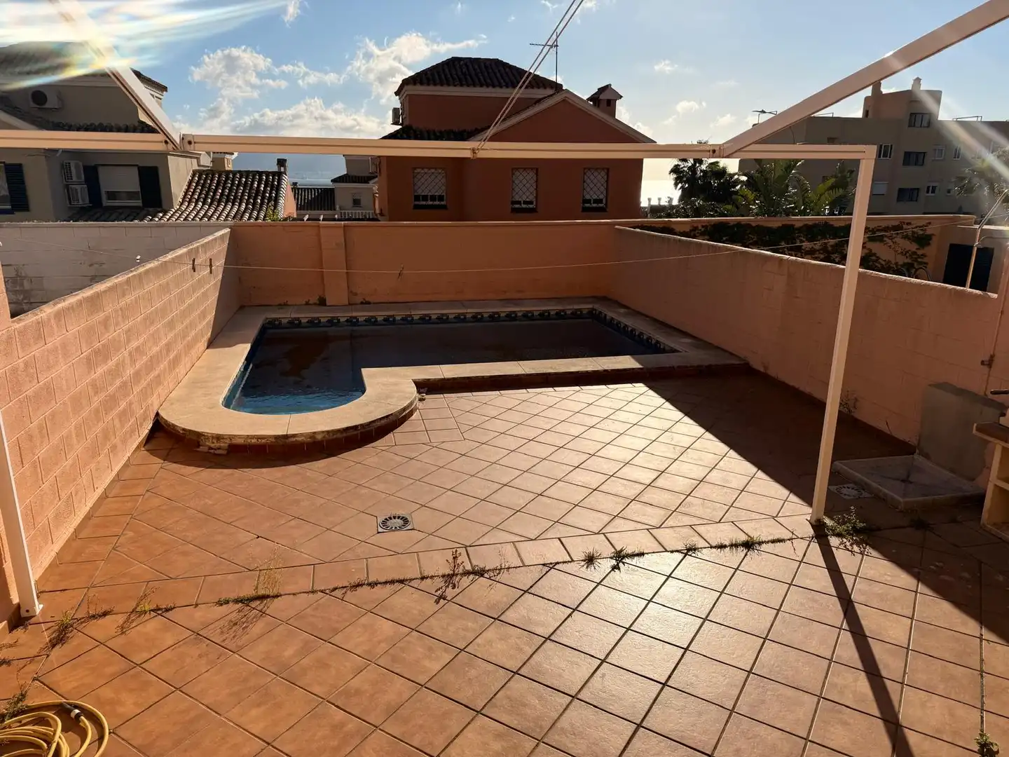 Terrace of Detached homes for sale in Algeciras  with Swimming Pool