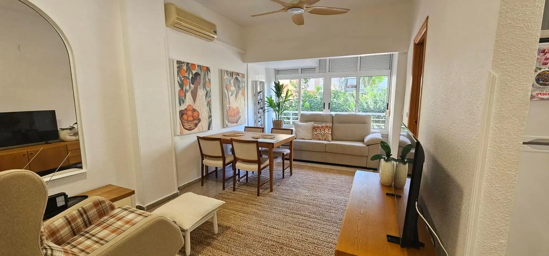 Sala de estar de Apartamento en venta en Las Viñas