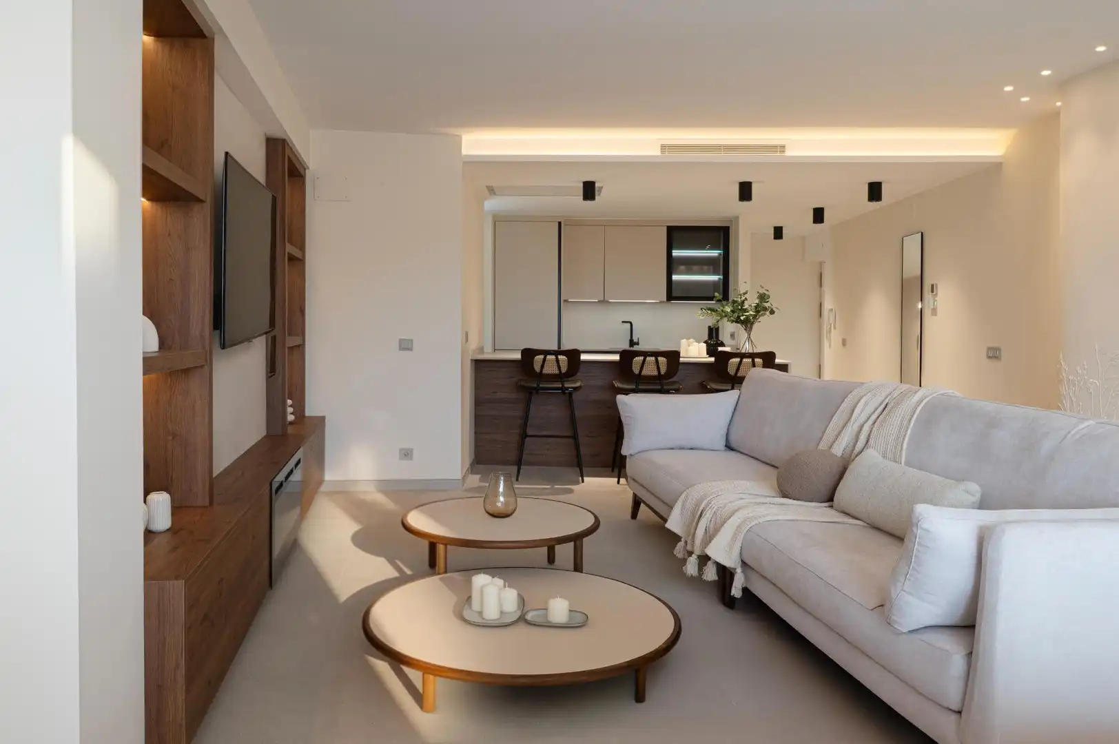 Living room of Flat for sale in Málaga  with Air Conditioner, Heating and Terrace