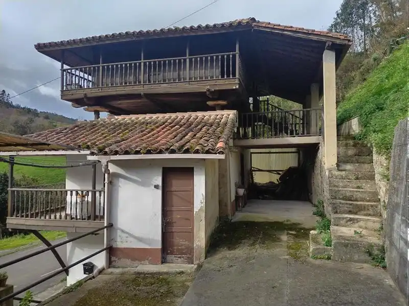 Vista exterior de Finca rústica en venta en Salas con Amueblado