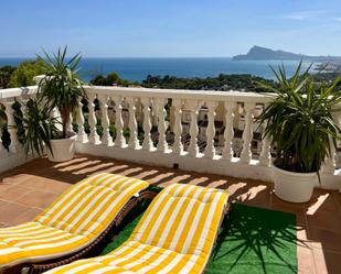 Terrace of Single-family semi-detached for sale in Altea  with Air Conditioner, Terrace and Swimming Pool