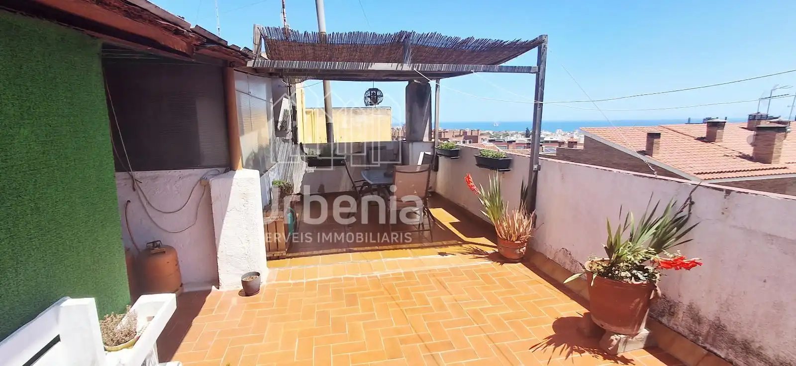 Terrasse von Wohnung zum Verkauf in Mataró mit Klimaanlage, Heizung und Terrasse