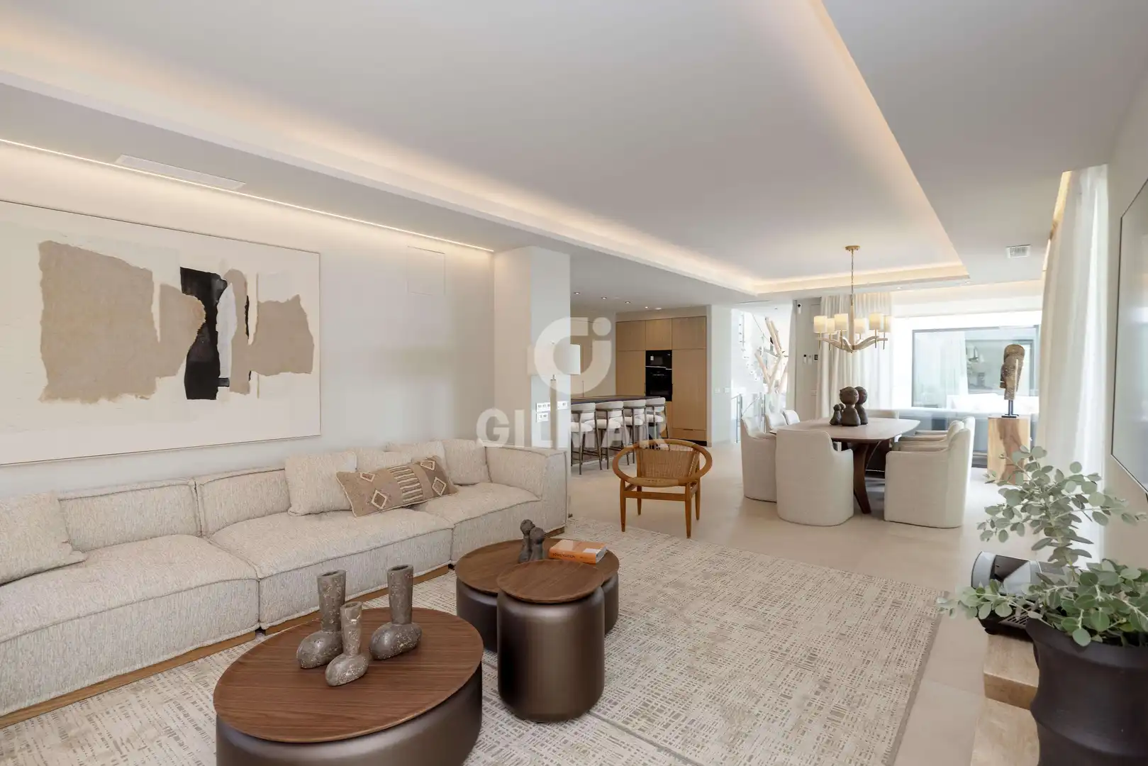 Living room of Houses for sale in Benalmádena  with Heating, Private garden and Swimming Pool