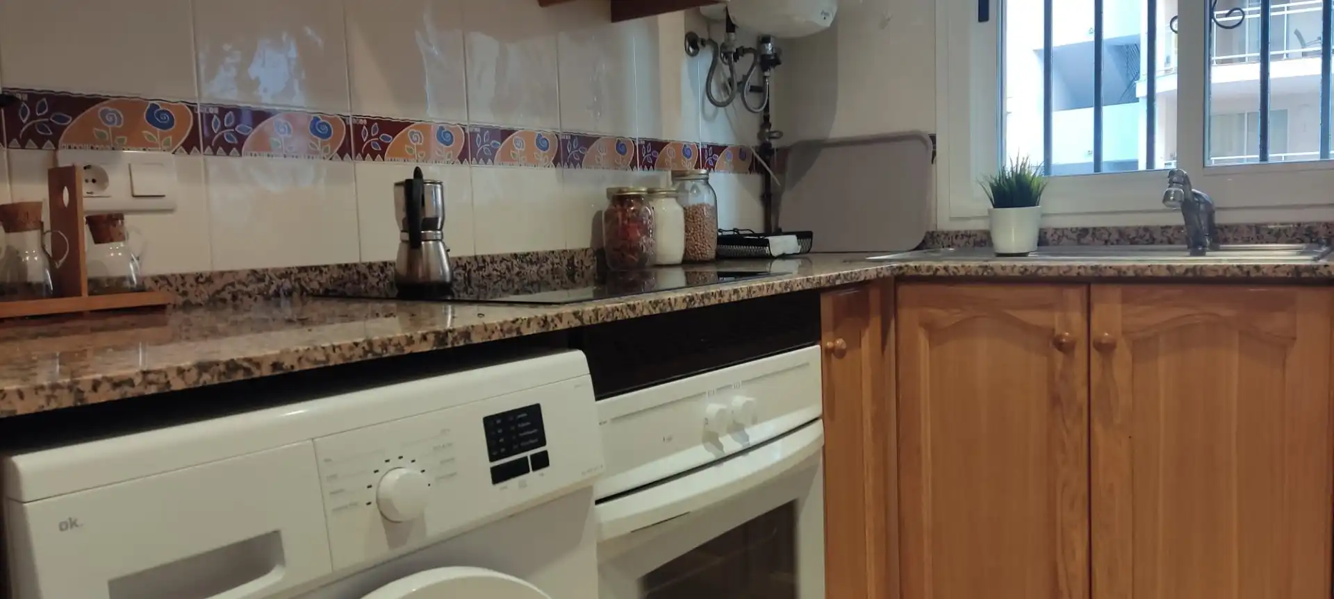 Cocina de Apartamento de alquiler en Oropesa del Mar / Orpesa con Aire acondicionado, Terraza y Amueblado