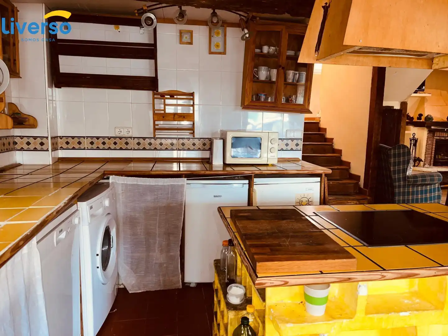 Kitchen of Houses for sale in Revillarruz  with Heating, Terrace and Furnished