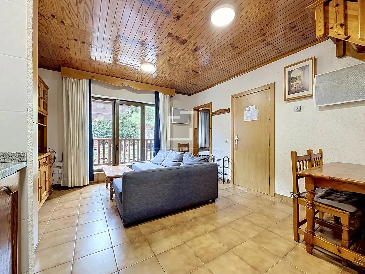 Sala de estar de Piso de alquiler en Canillo con Calefacción, Parquet y Terraza