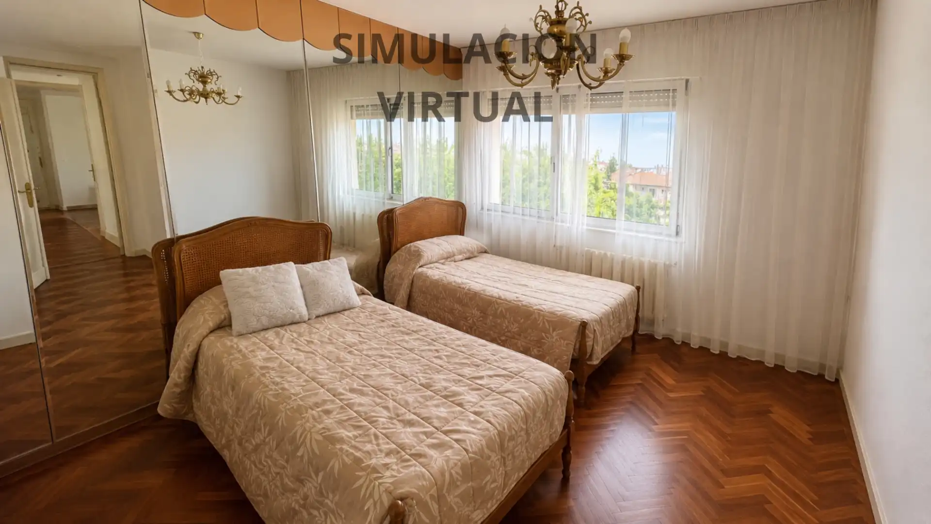 Dormitori de Casa adosada en venda en Villanueva del Pardillo amb Aire condicionat, Calefacció i Jardí privat