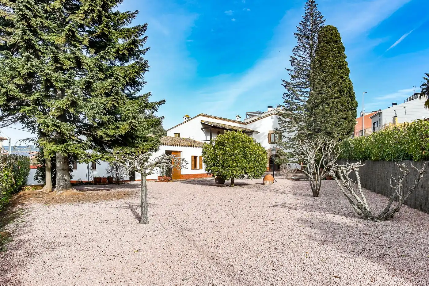 Vista exterior de Finca rústica en venda en Les Franqueses del Vallès