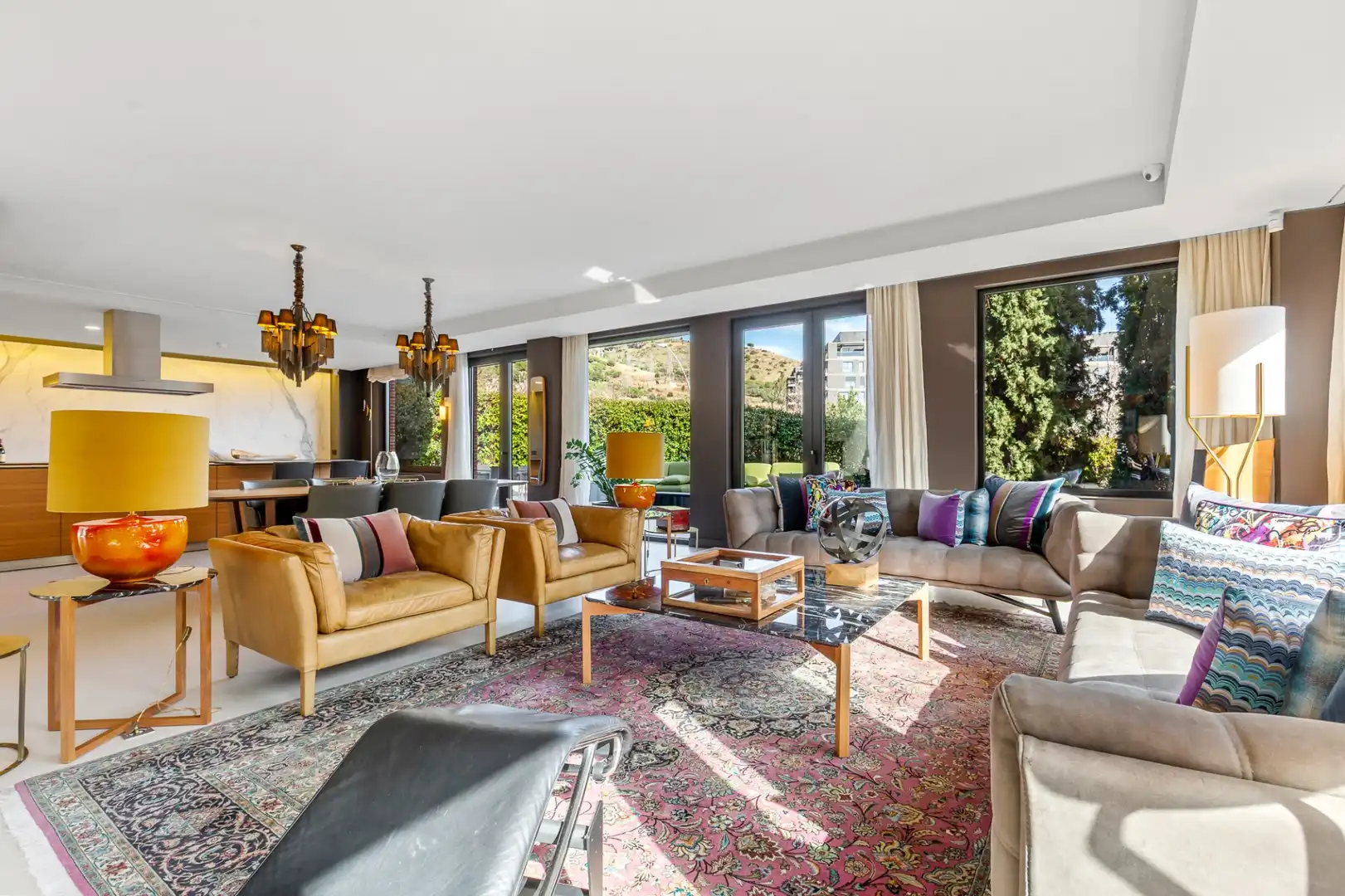 Sala de estar de Casa o chalet en venta en Esplugues de Llobregat con Aire acondicionado, Calefacción y Terraza
